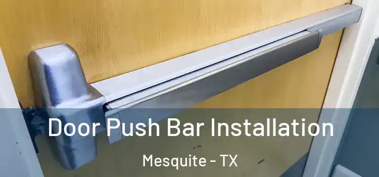  Door Push Bar Installation Mesquite - TX