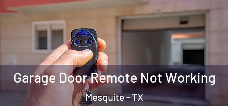  Garage Door Remote Not Working Mesquite - TX
