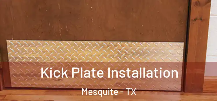 Kick Plate Installation Mesquite - TX